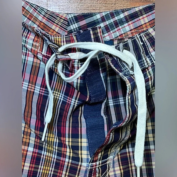🌻 Polo Ralph Lauren Plaid Board Shorts Men's size 36 Preppy Swim Casual Outdoor - Picture 4 of 6